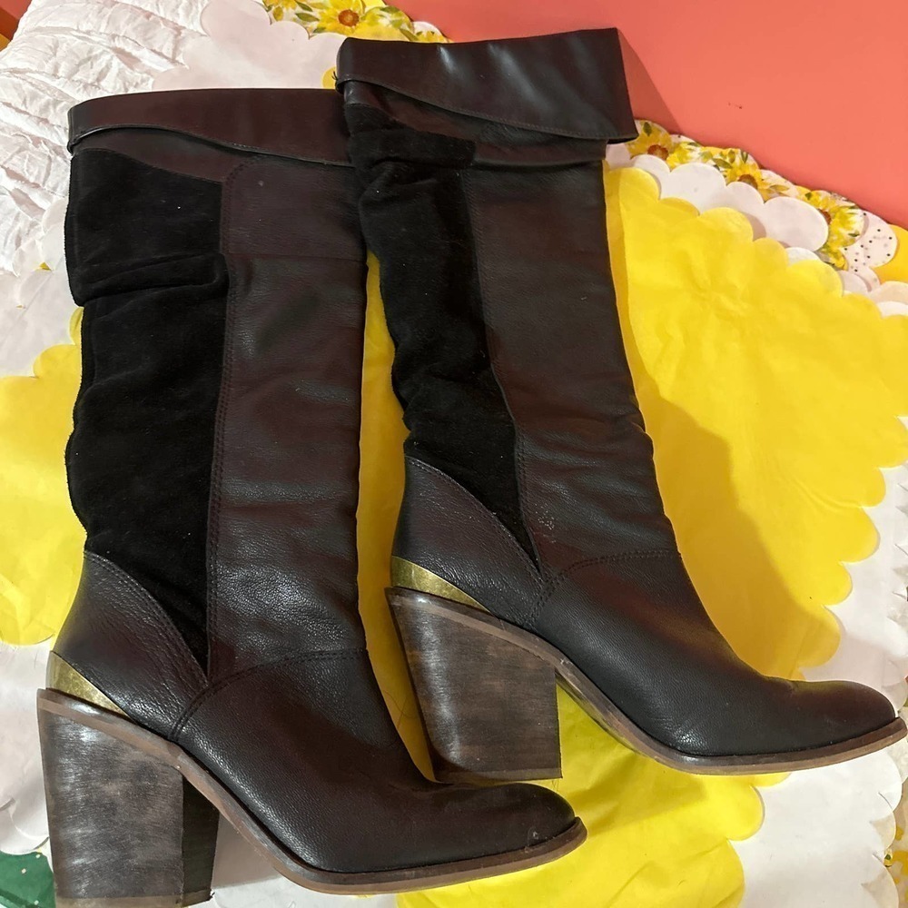 Lucky brand leather boots